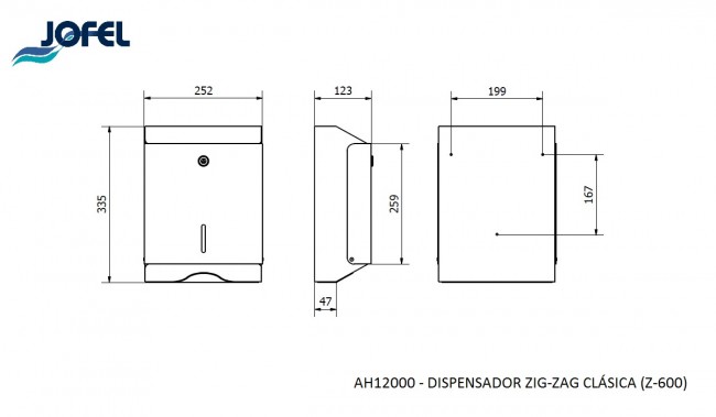 Диспенсер для бумажных полотенец Jofel АН12000