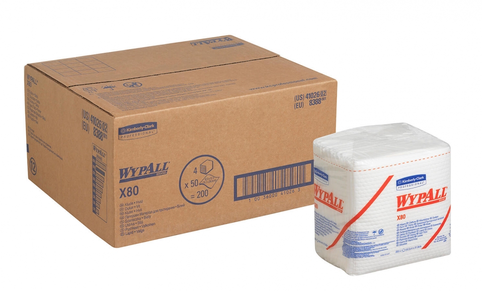 Протирочный материал в пачке Kimberly-Clark Wypall® X80 8388
