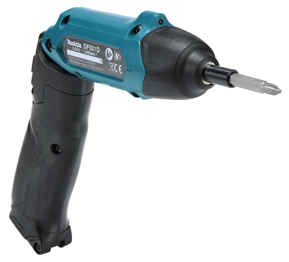 Аккумуляторная отвертка Makita DF001DW 3,6 В с большим набором оснастки