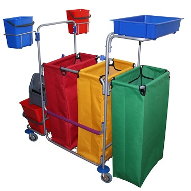 Универсальная тележка для раздельного (дифференцированного) сбора мусора  95.281