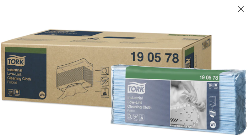 190578 Экстра-безворсовый материал Tork