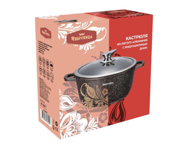 Кастрюля ЧУДЕСНИЦА с крышкой КС-5030К