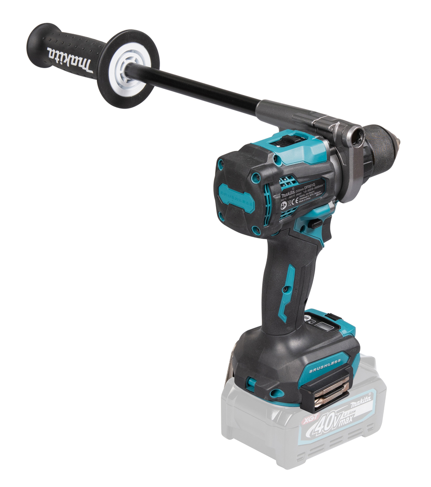 Дрель-шуруповерт аккумуляторная Makita DF001GZ XGT 40В, 140 Нм, 2600 об/мин, без акб и ЗУ