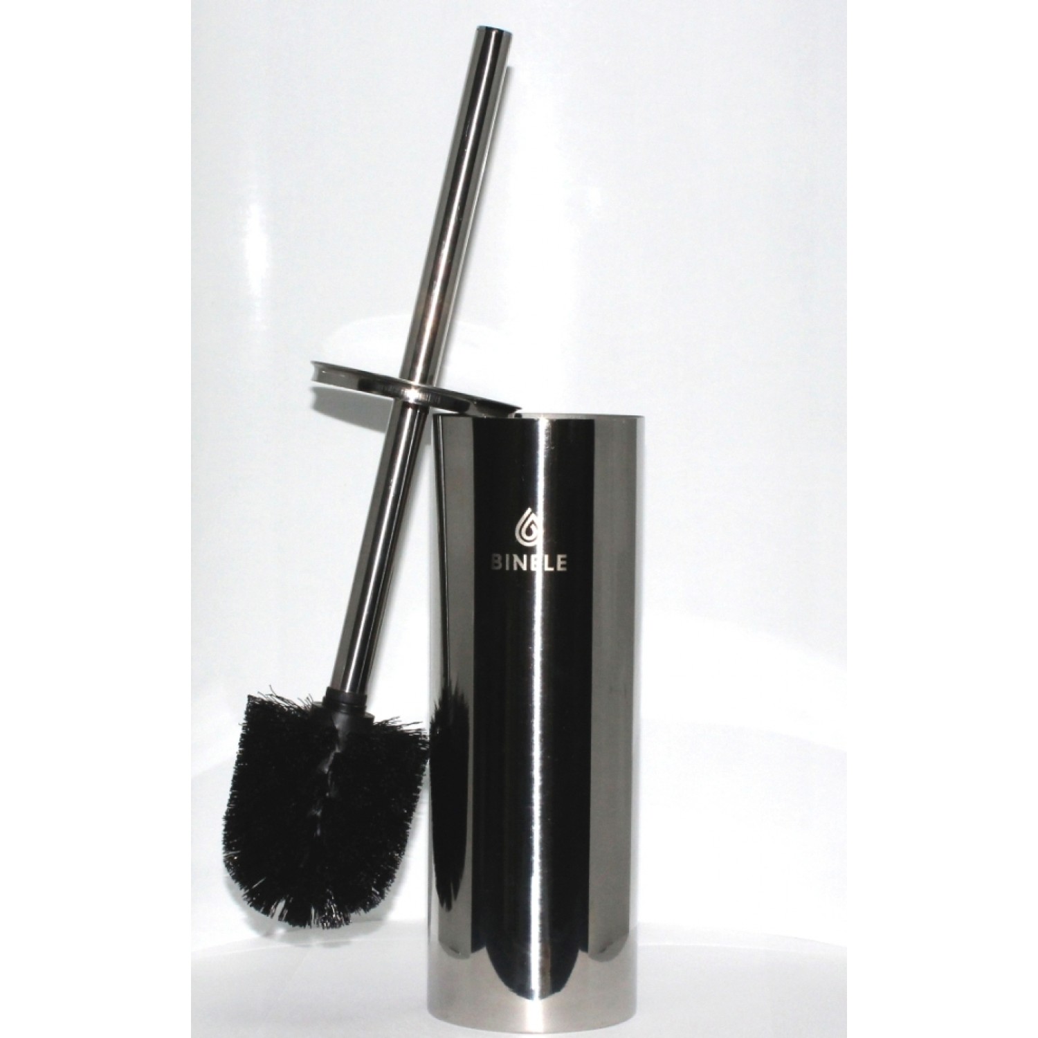 Ершик с настенным креплением Binele Lux сталь, полированный, арт. BW02SP