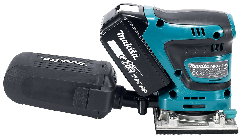 Вибрационная шлифмашина аккумуляторная Makita DBO484Z LXT 18В, 28000 об/мин, без акб и ЗУ