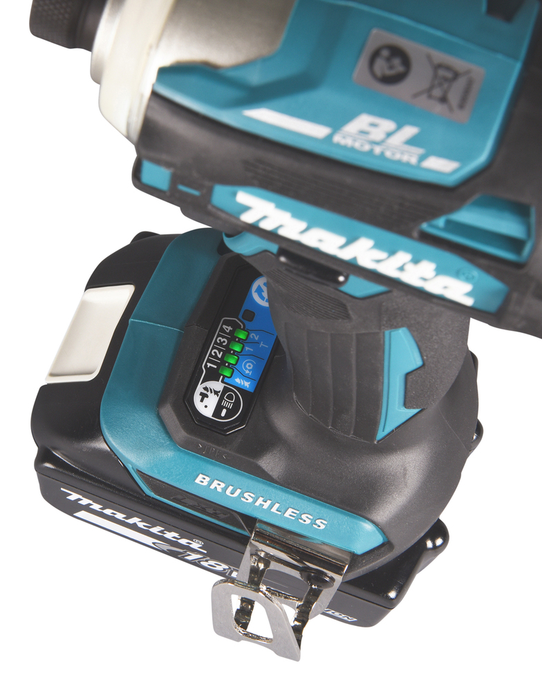 Шуруповерт ударный аккумуляторный Makita DTD172Z LXT 18В, 180 Нм, 3600 об/мин, без акб и ЗУ