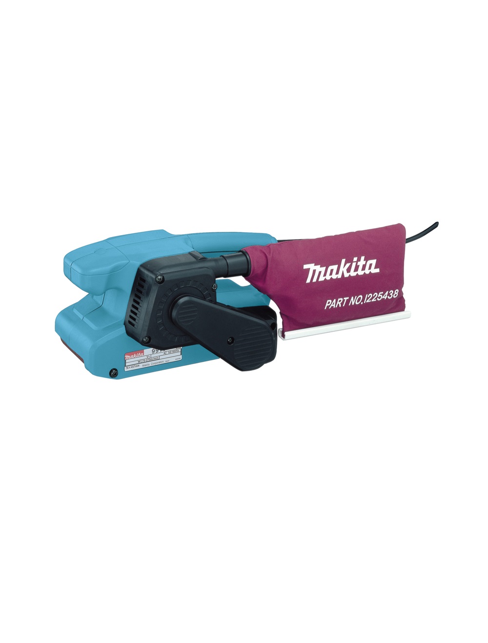 Ленточная шлифовальная машина электрическая  Makita 9911K 650 Вт, 76х457 мм, 75-270 м/мин