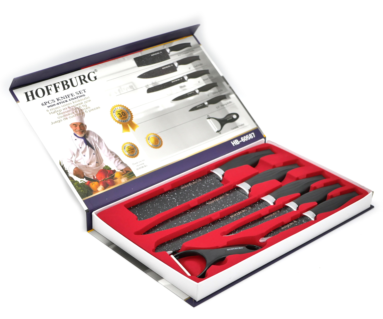 Ножи Hoffburg HB-60587 6 предметов