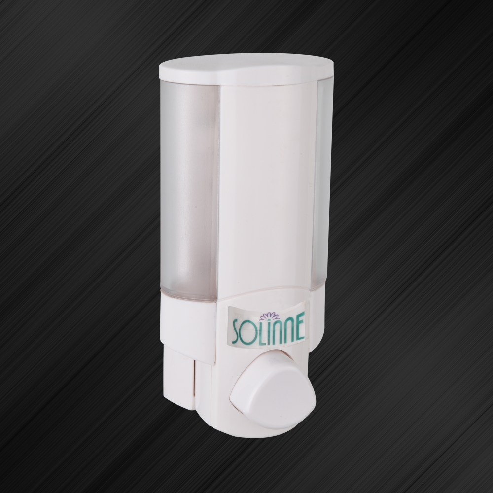 Дозатор для жидкого мыла пластиковый "SOLINNE", 1628