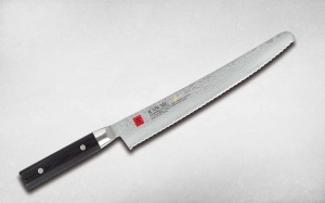 Нож кухонный для хлеба 25 см Kasumi Damascus Masterpiece