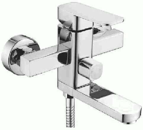 СМЕСИТЕЛЬ ДЛЯ ВАННЫ И ДУША LEDEME L3233 ИЗЛИВ 180 ММ