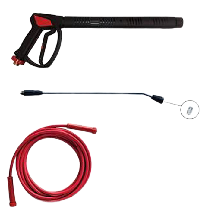 Набор аксессуаров для АВД MODULA  (шланг, пистолет распылительный с копьем и форсункой)