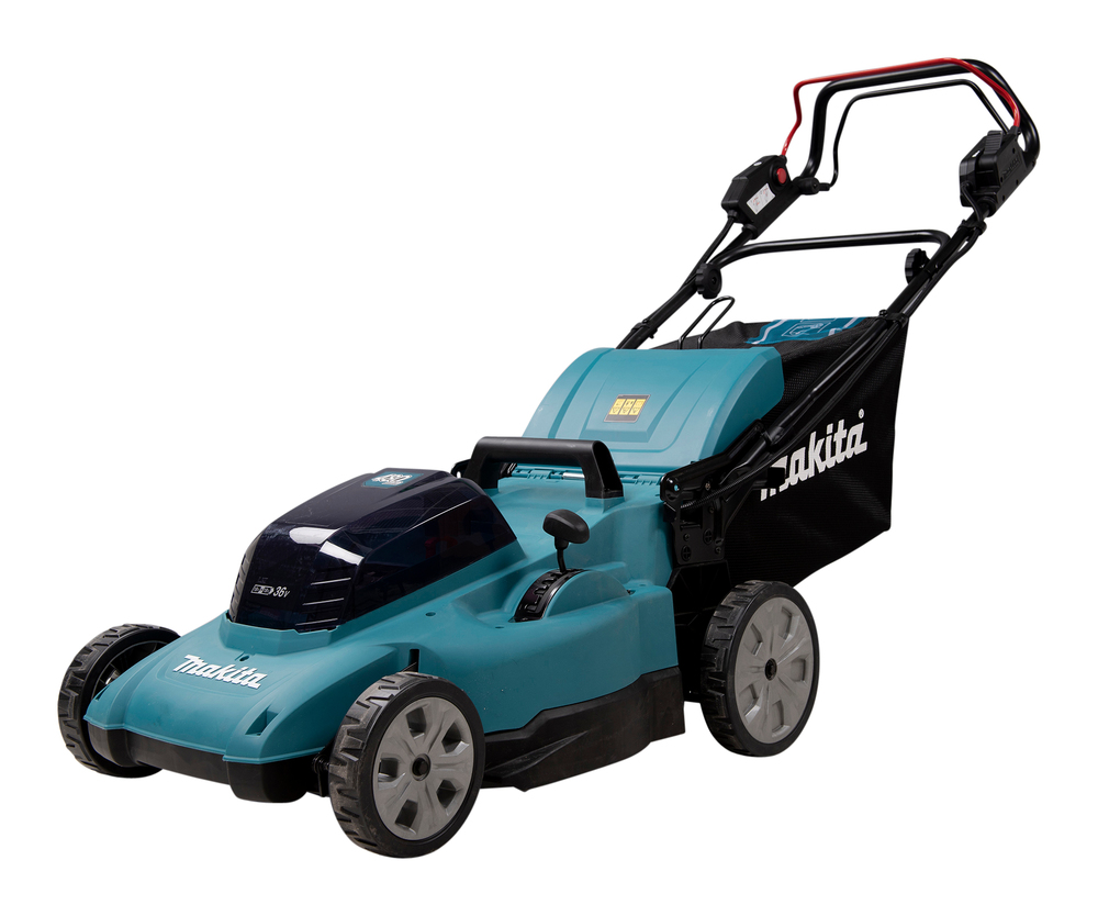 Газонокосилка аккумуляторная Makita DLM481RF LXT 860 Вт , шир.48 см, травосбор.62 л, АКБ BL1850Bx2шт., ЗУ DC18RD