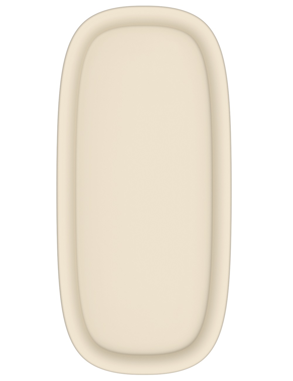 Плетёная корзина для белья сборная «Лён» 45 л (43х20х60 см) слоновая кость