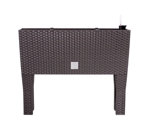 Кашпо с автополивом Prosperplast Rato Case High 72л, венге