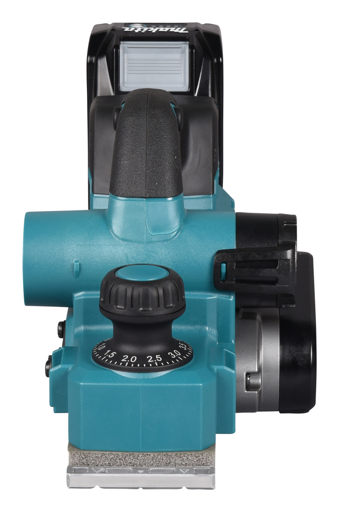 Рубанок аккумуляторный  Makita KP001GZ б\щет, 40В, XGT, 15000 об\м, ширина 82 мм, глуб. 4 мм, 3.7 кг, XPT, AWS, без акб и ЗУ