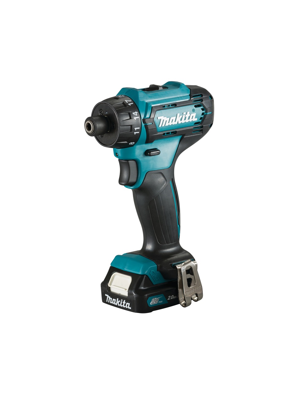 Дрель-шуруповерт аккумуляторная Makita DF033DWAE CXT 12В, 2х2.0 Ач Li-ion, 30 Нм, 1700 об/мин