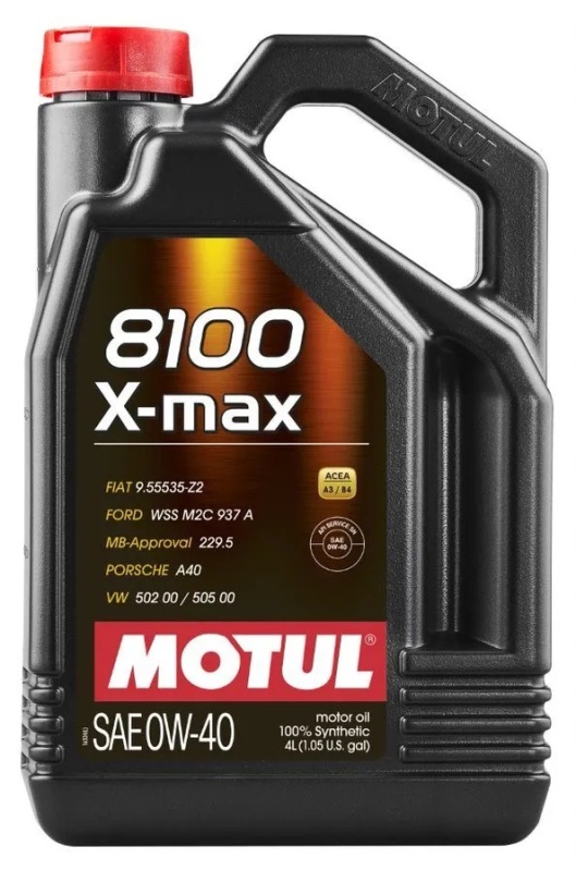Моторное масло MOTUL 8100 X-max 0W-40 (4 л.)