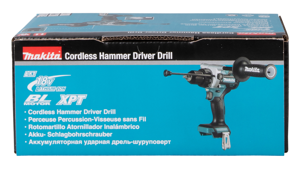 Ударная дрель-шуруповерт аккумуляторная Makita DHP486Z LXT 18В, 130 Нм, 2100 об/мин, без акб и ЗУ