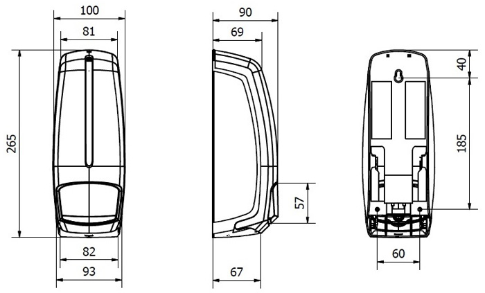 Дозатор жидкого мыла Jofel AC96000 1 л