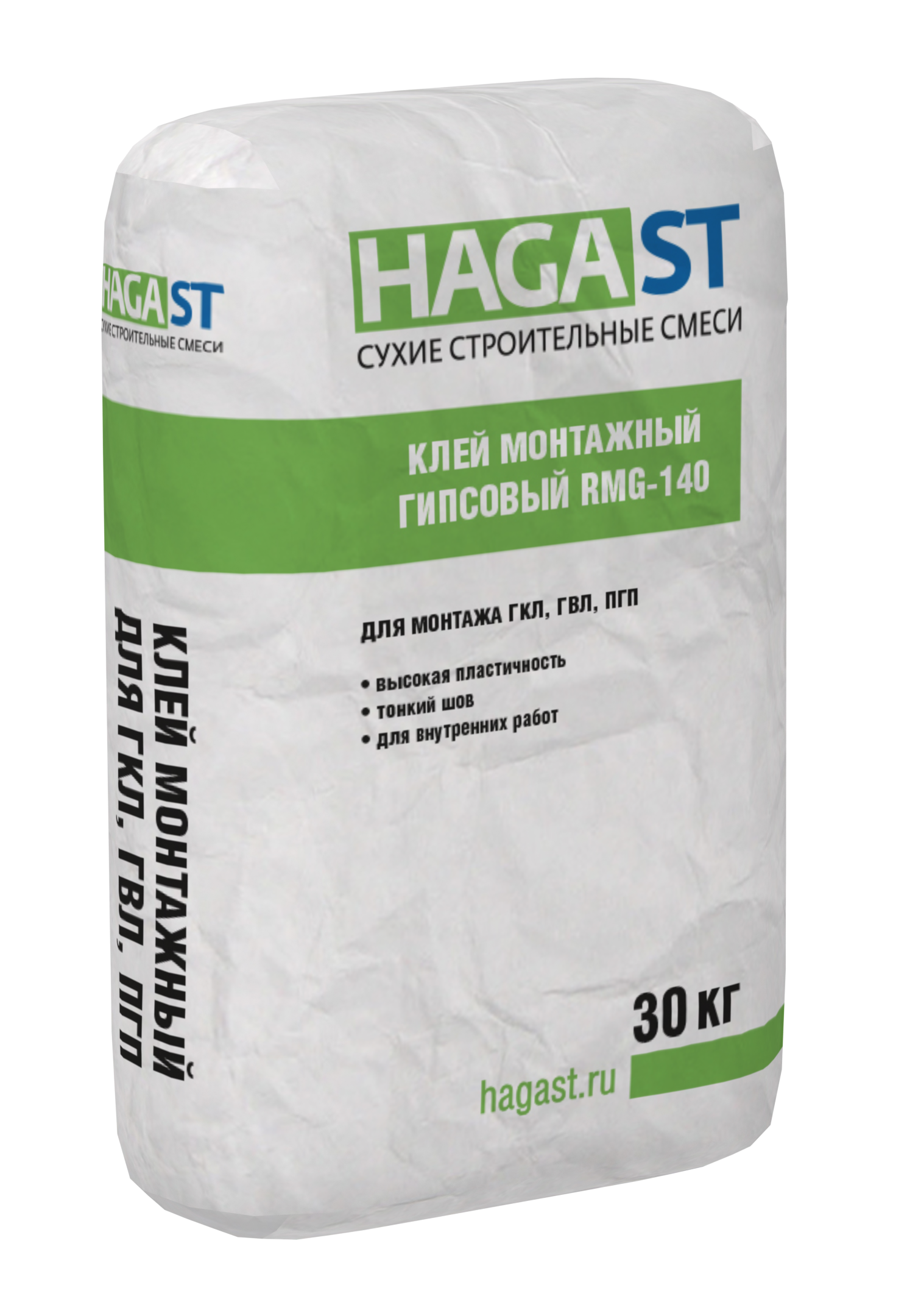Клей монтажный гипсовый HAGAST RMG-140