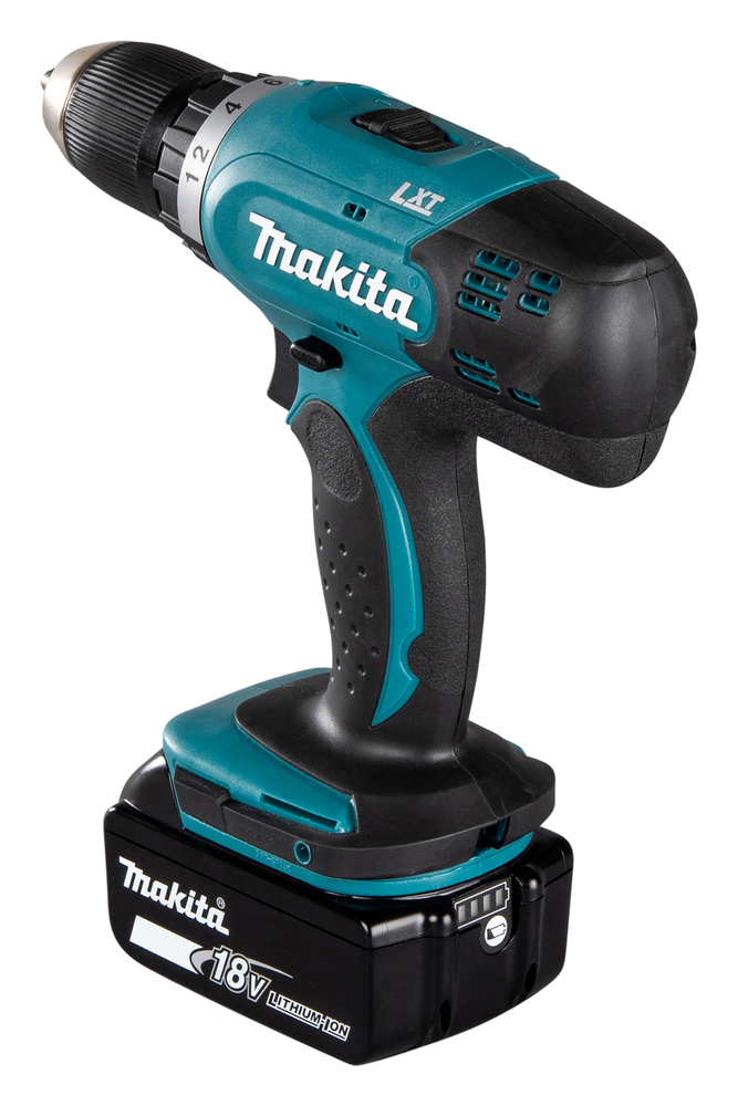 Дрель-шуруповерт аккумуляторная Makita DDF453SYX5 LXT 18В, 1х1.5 Ач Li-ion, 42 Нм, 1300 об/мин