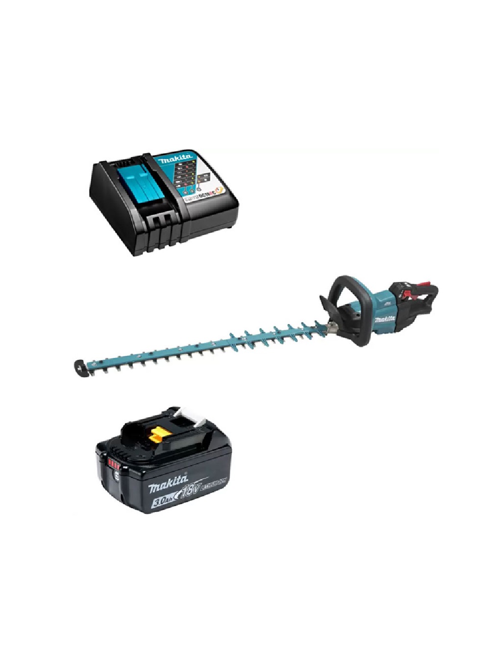 Кусторез аккумуляторный Makita DUH752RF 18В, 1х3.0 Ач, 750 мм, 23 мм (BL1830B, DC18RC)