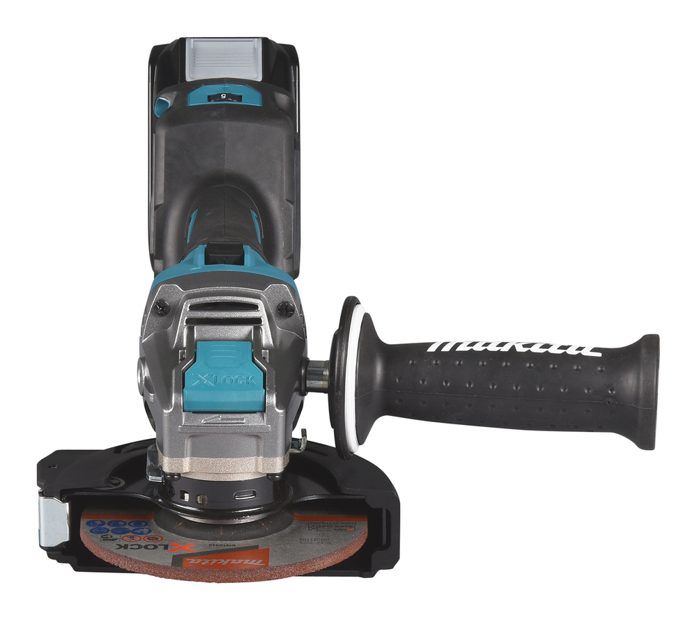 Угловая шлифмашина аккумуляторная Makita GA041GZ01 XGT BL 40В, 125 мм, 3000-8500 об/мин, без акб и ЗУ