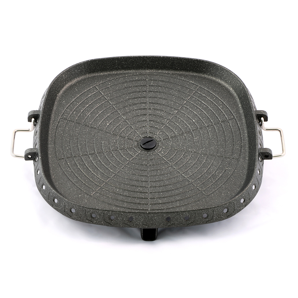 Жаровня Hanaro Square Platinum с равномерным нагревом для газовой плиты