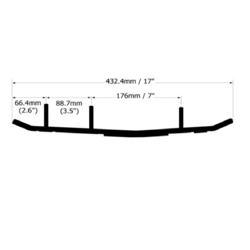 Коньки лыж Sledex для Polaris 600 IQ