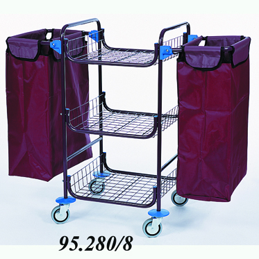 Тележка для горничной «Спектр» базовая модель 95.280