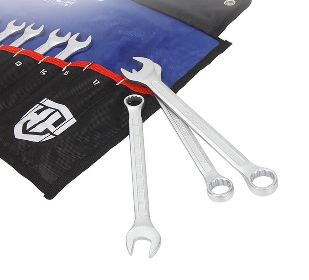 Набор  ключей комбинированных  9 шт (8-19 мм) в чехле  WORKPRO