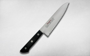 Нож кухонный Сантоку 18 см для замороженных продуктов Masahiro