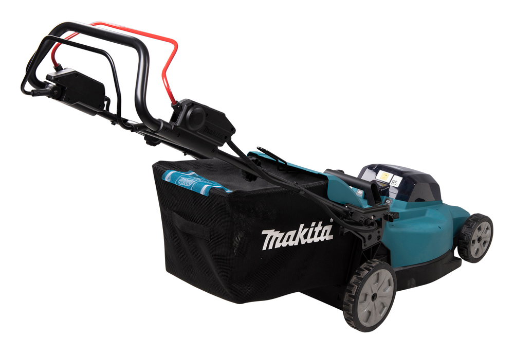 Газонокосилка аккумуляторная Makita DLM481RF LXT 860 Вт , шир.48 см, травосбор.62 л, АКБ BL1850Bx2шт., ЗУ DC18RD
