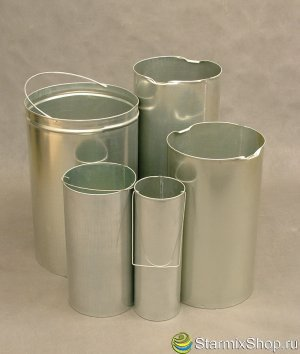 Внутренняя емкость для урны оцинкованная Атриум