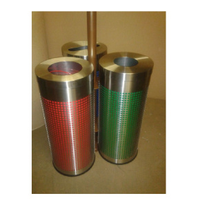 Урна  "Молл" перфорированная с разноцветными емкостями