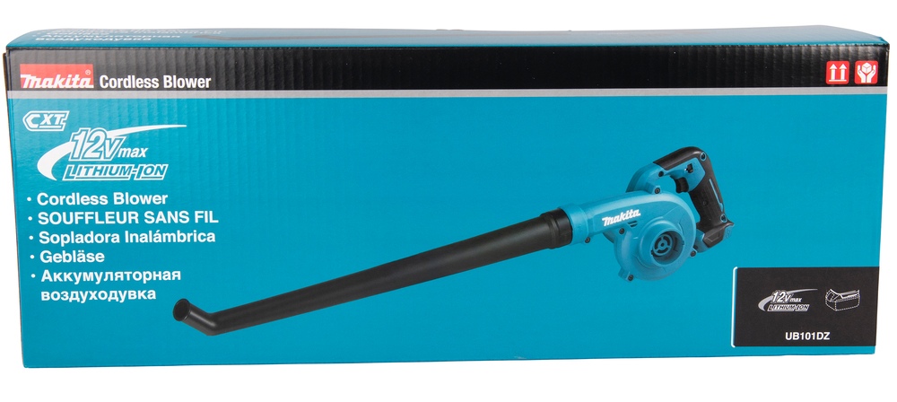 Аккумуляторная воздуходувка Makita UB101DZ CXT 12В, 56 м/с, без акб и З/У