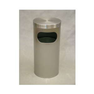 Урна для сбора мусора "Тополь" шлифованная 16 л.