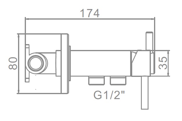 СМЕСИТЕЛЬ ДЛЯ БИДЕ LEDEME L5001