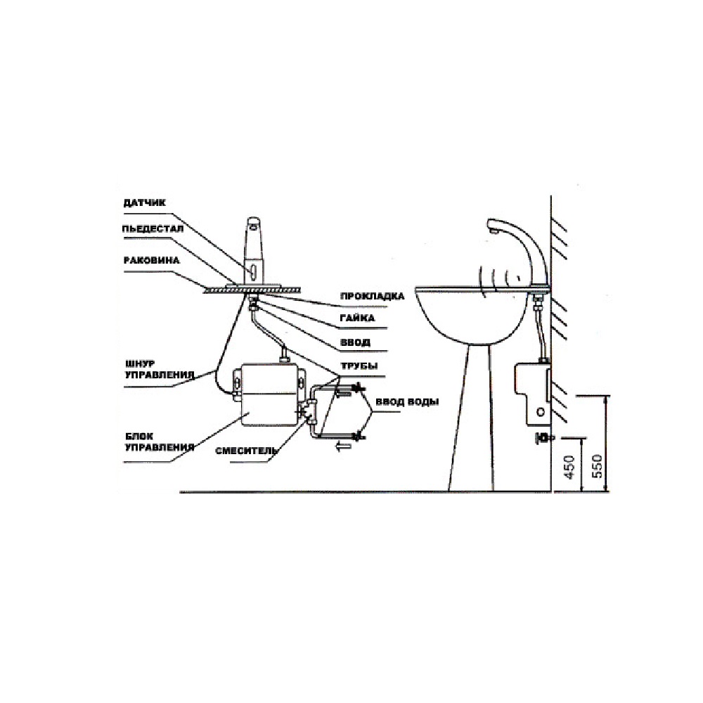 Смеситель автоматический Ksitex М-3088