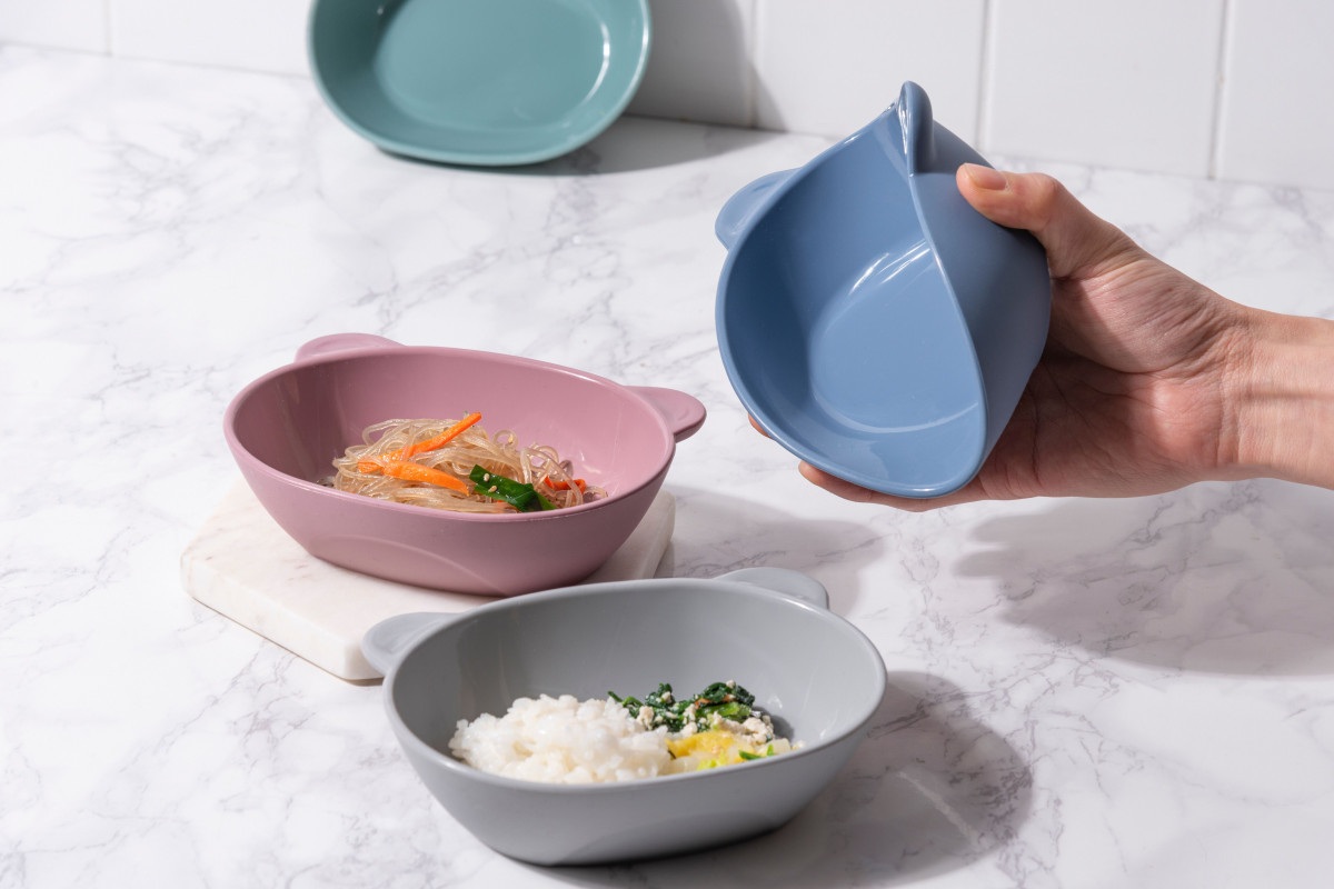 Силиконовая тарелка KF Pastel