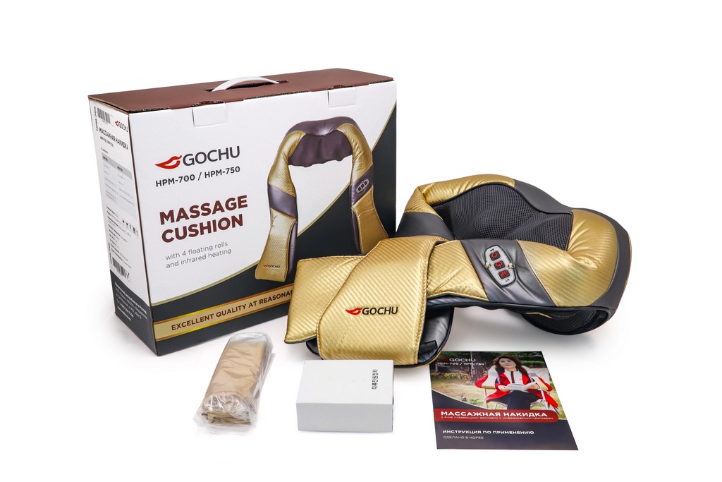 Массажер с инфракрасным прогревом GOCHU HPM-700