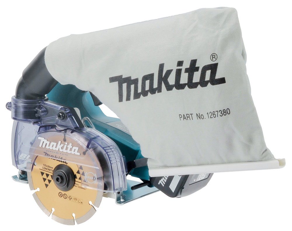 Пила алмазная аккумуляторная Makita DCC500Z LXT 18В, 125 мм, 8800 об/мин, без акб и ЗУ