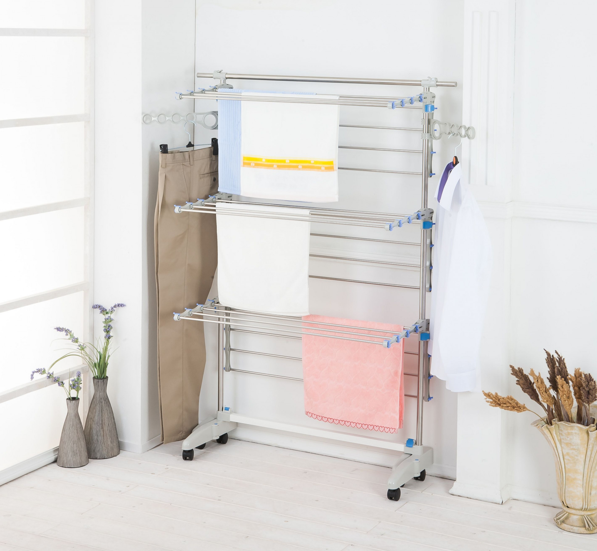 Напольная сушилка трансформер для белья Gochu Badoogi Premium (All Mom 3)