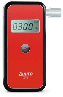 Алкотестер Динго Е 010 с кабелем для соединения с ПК