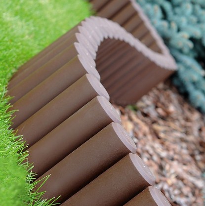 Ограждение для клумб Prosperplast Palisada 15,5см/2,7м