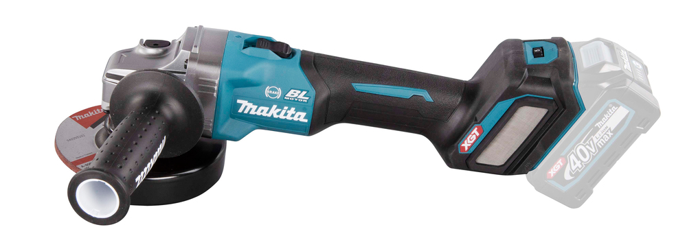 Угловая шлифмашина аккумуляторная Makita GA023GZ XGT BL 40В, 125 мм, 3000-8500 об/мин, без акб и ЗУ