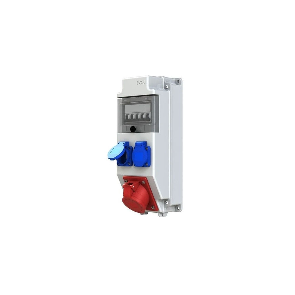 Навесной щит с розетками 220В + 380В EVOL COMBOX 5 0101-002-1