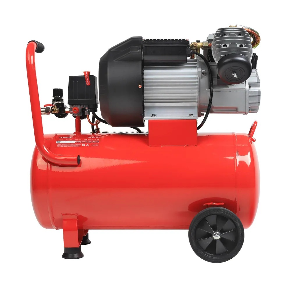 Компрессор Победа поршневой масляный КМ 50-400