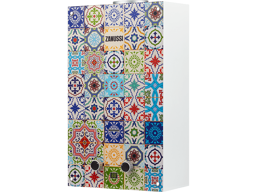 Газовая колонка Zanussi GWH 10 Fonte Glass Fregio НС-1192416